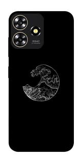 Чохол на ZTE Blade A73 4G Black tsunami фото 1 з 1