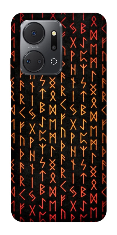 Чехол на Huawei Honor X7a Руны фото 1 из 1
