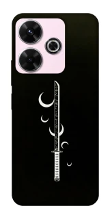 Чехол на Xiaomi Poco M6 4G Самурай всегда с катаной фото 1 из 1