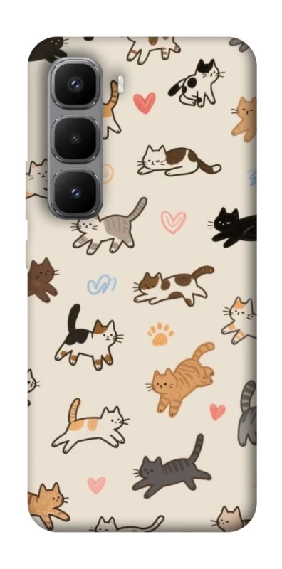 Чохол на Infinix Hot 60 Pro+ Cat style ver.2 фото 1 з 1