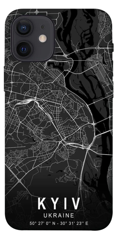 Чехол на Apple iPhone 12 (6.1") Kyiv map фото 1 из 1