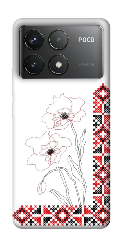 Чохол на Xiaomi Poco F6 Pro Вишиванка на смартфон фото 1 з 1