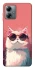 Чохол на Motorola Moto G14 Сat with glasses фото 1 з 1