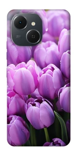 Чохол на TECNO Spark 40C Фіолетові тюльпани фото 1 з 1