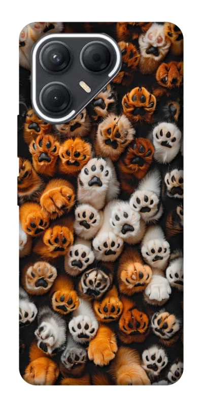 Чехол на TECNO Pova 7 Сat paws фото 1 из 1