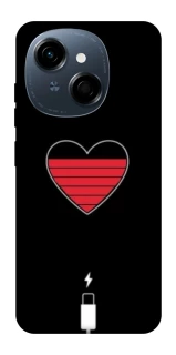 Чохол на TECNO Spark Go 1 Charge your heart фото 1 з 1