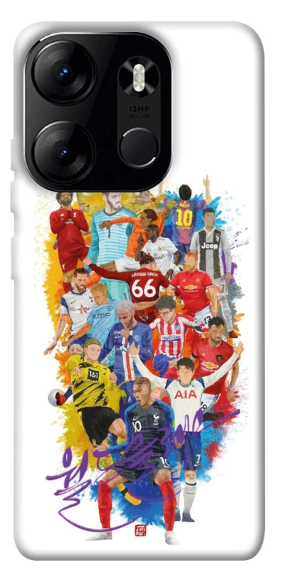 Чохол на Tecno Spark Go 2023 Football Abstract v2 фото 1 з 1