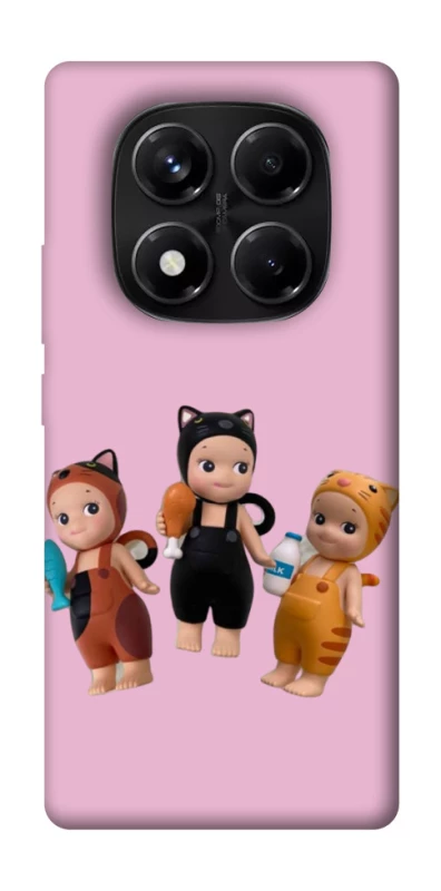 Чохол на Xiaomi Redmi Note 14 Pro 5G Cat Cafe Trio фото 1 з 1