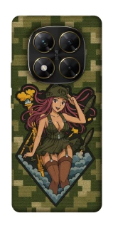 Чохол на Xiaomi Poco X7 Military Waifu фото 1 з 1
