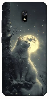Чехол на Xiaomi Redmi 8a Кот под луной фото 1 из 1