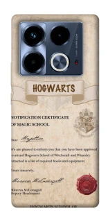 Чохол на Infinix Note 40 4G The Hogwarts acceptance letter фото 1 з 1