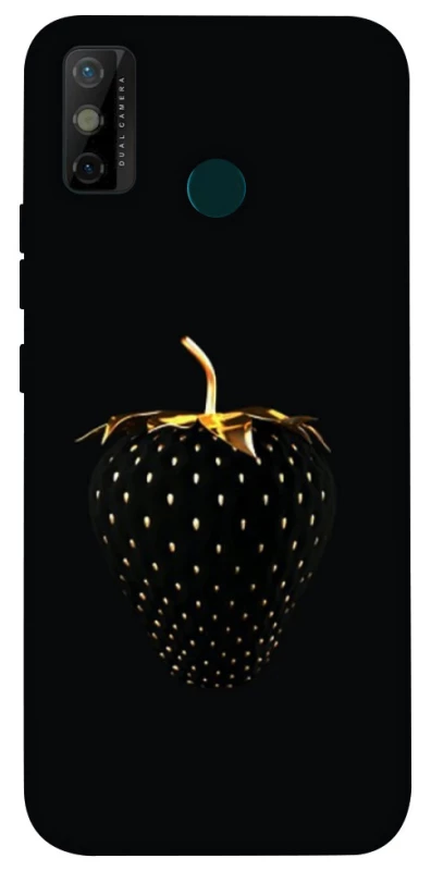 Чехол на TECNO Spark 6 Go Черная клубника фото 1 из 1