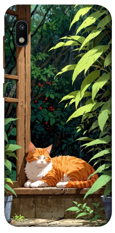 Чохол на Samsung Galaxy A10 (A105F) red cat фото 1 з 1