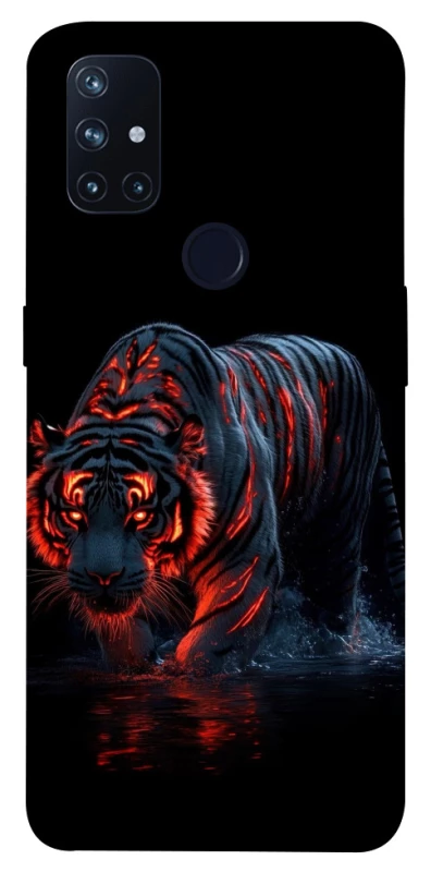 Чохол на OnePlus Nord N10 5G fire tiger фото 1 з 1