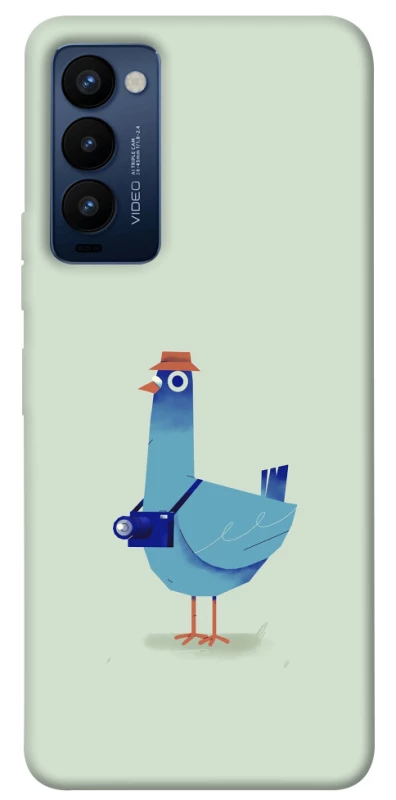 Чехол на TECNO Camon 18 Голуб-детектив фото 1 из 1