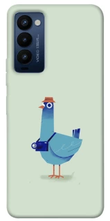 Чехол на TECNO Camon 18 Голуб-детектив фото 1 из 1