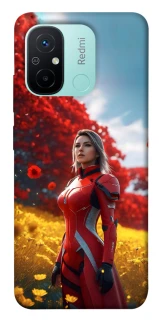 Чехол на Xiaomi Redmi 12C / Poco C55 Cyber space girl ver.5 фото 1 из 1