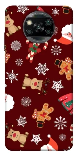 Чехол на Xiaomi Poco X3 NFC / Poco X3 Pro Новогодний v6 фото 1 из 1