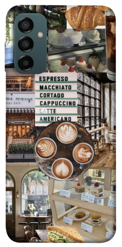 Чохол на Samsung Galaxy M14 5G Coffee collage ver.5 фото 1 з 1