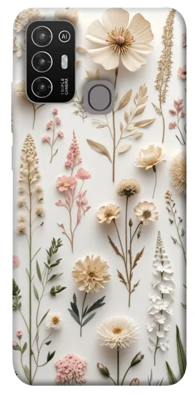 Чохол на ZTE Blade A52 Floral design ver.1 фото 1 з 1
