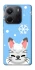 Чехол на Xiaomi Redmi Note 14 4G (Int. version) Adopt Me Snow Kitty Smile фото 1 из 1