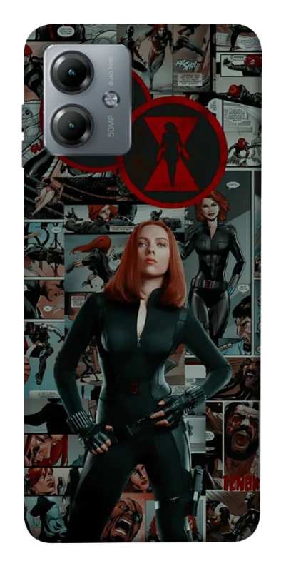 Чохол на Motorola Moto G14 Black Widow фото 1 з 1