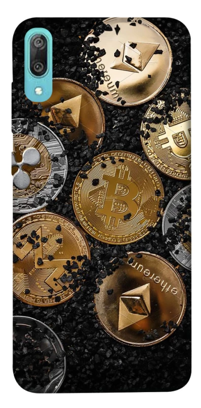 Чохол на Huawei Y6 Pro (2019) Many coins v2 фото 1 з 1