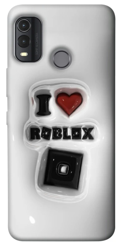 Чехол на Nokia G11 Plus I love Roblox фото 1 из 1