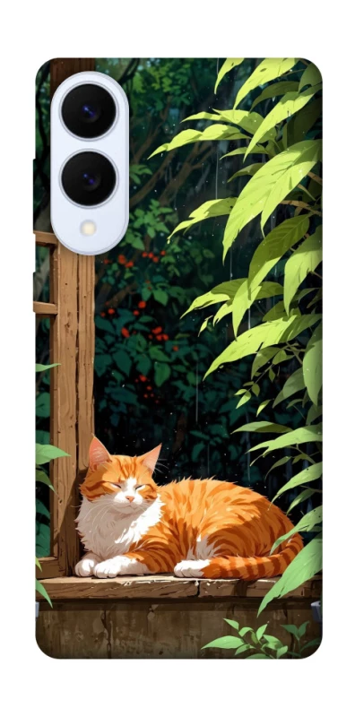 Чохол на Samsung Galaxy S25 Edge red cat фото 1 з 1