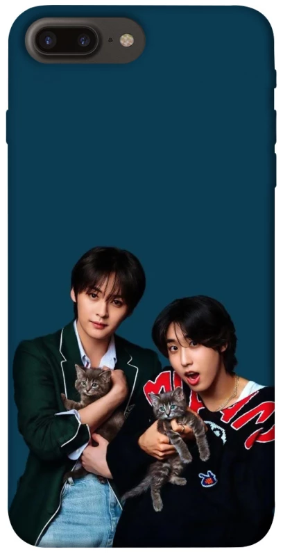 Чехол на Apple iPhone 7 plus / 8 plus Lee Know and Han - Stray Kids фото 1 из 1