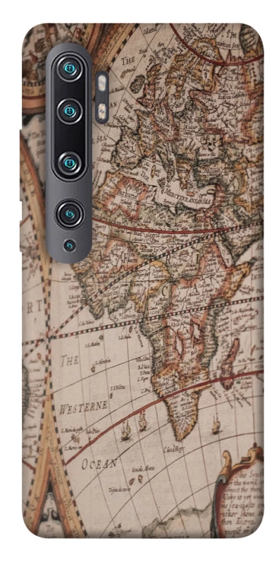 Чехол на Xiaomi Mi Note 10 / Note 10 Pro / Mi CC9 Pro Карта путешествий фото 1 из 1