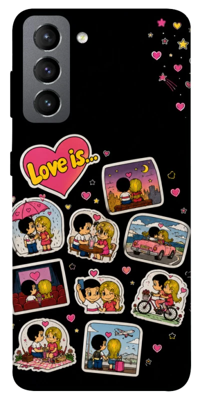 Чехол на Samsung Galaxy S21 FE Love is ver.3 фото 1 из 1