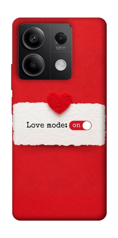Чохол на Xiaomi Redmi Note 13 5G Love Mode ON фото 1 з 1