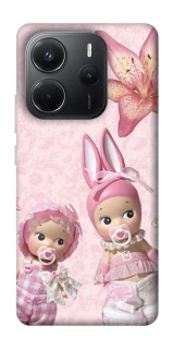 Чехол на Xiaomi Redmi Note 14 4G (Int. version) Vintage Blossom Twins фото 1 из 1