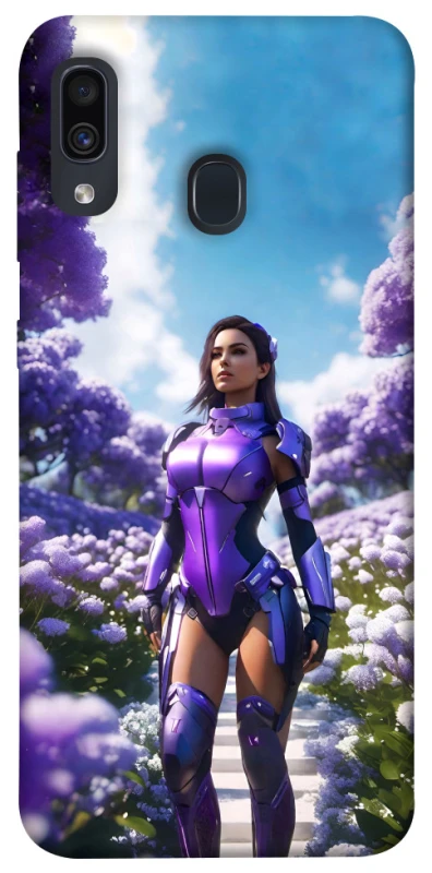 Чохол на Samsung Galaxy A20 / A30 Cyber space girl ver.4 фото 1 з 1