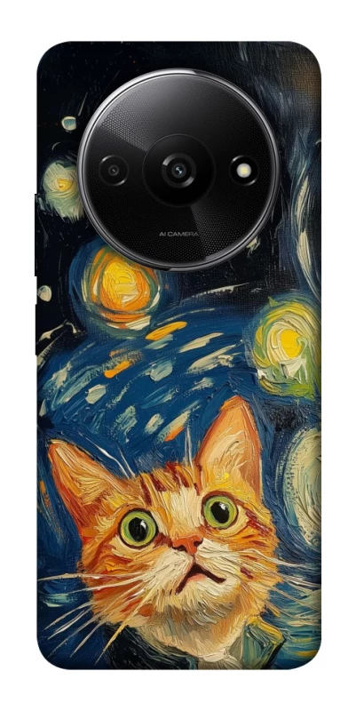 Чохол на Xiaomi Redmi A3 paint cat фото 1 з 1