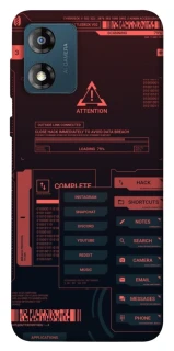 Чохол на Motorola Moto E13 Attention фото 1 з 1