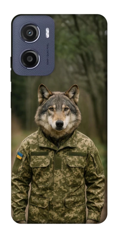 Чохол на Motorola Moto G05 Вовк захисник фото 1 з 1