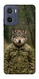 Чехол на Motorola Moto G05 Волк защитник фото 1 из 1