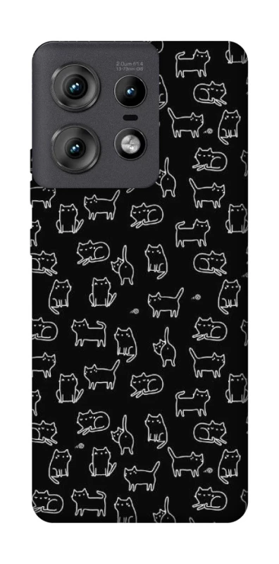 Чохол на Motorola Edge 50 Pro Black Cats фото 1 з 1