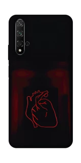 Чехол на Huawei Honor 20 / Nova 5T Красное сердце фото 1 из 1