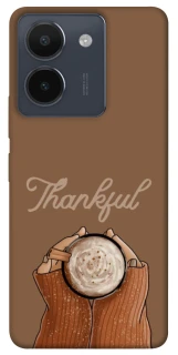 Чохол на Vivo Y36 Thankful coffee фото 1 з 1
