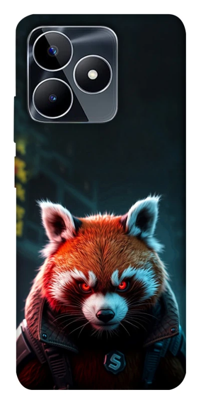 Чохол на Realme C53 Cyber Red Panda фото 1 з 1