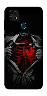 Чохол на ZTE Blade 20 Smart Skeleton Heart фото 1 з 1