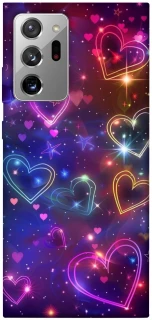 Чохол на Samsung Galaxy Note 20 Ultra Drawn hearts фото 1 з 1