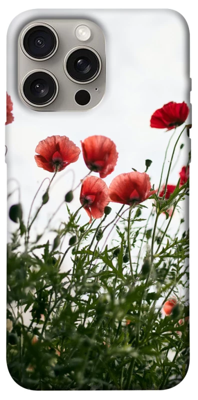 Чехол на Apple iPhone 15 Pro Max (6.7") Поле маков фото 1 из 1