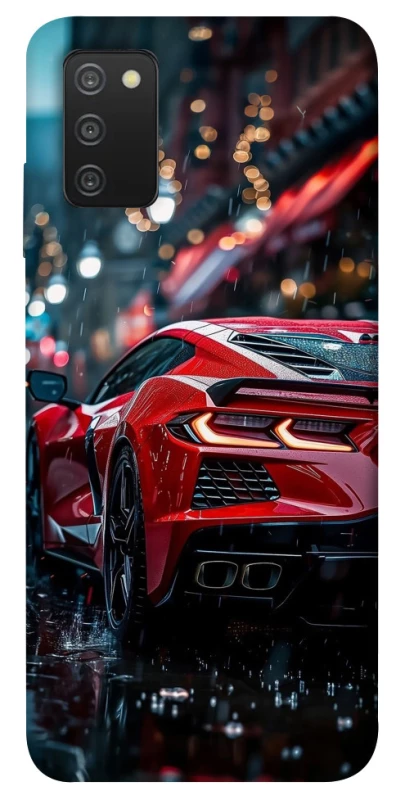 Чохол на Samsung Galaxy A03s Red sports car фото 1 з 1