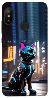 Чохол на Xiaomi Mi A2 Lite / Xiaomi Redmi 6 Pro Cyber cat фото 1 з 1