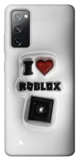 Чохол на Samsung Galaxy S20 FE I love Roblox фото 1 з 1