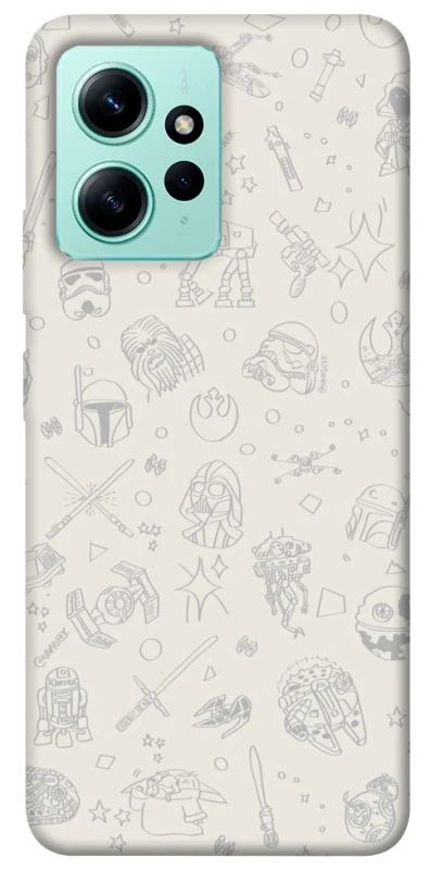 Чохол на Xiaomi Redmi Note 12 4G Star Wars background ver.1 фото 1 з 1
